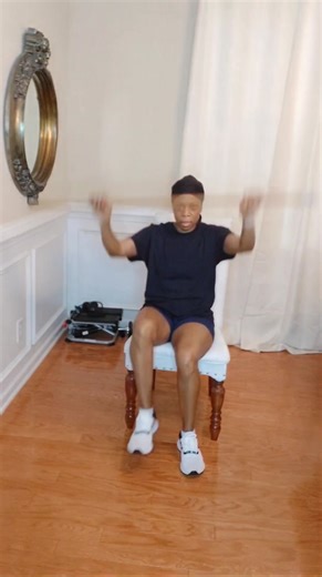 Tabata full body workout for men and women over 40 #tabataworkout #fullbodyworkout #lowimpactworkout #chairworkout #fitnessmotivation #selfimprovement #fitness #followers #topfans | SharewithLove TV