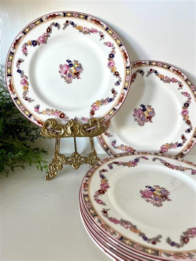 Minton Rose A 4807 Set of Six Salad Plates or Desert Plates by Minton, Bone China England TYCAALAK - Etsy