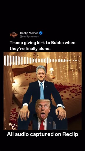 Reclip Memes | Bill was definitely getting straight teeth 😬 #relatable #trump #donaldtrump #billclinton #clinton #bubba #kirk #charliekirk #meme #funny... | Instagram