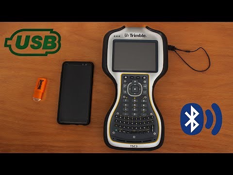 SCARICARE I DATI DA TRIMBLE TSC3 - BLUETOOTH e CHIAVETTA USB