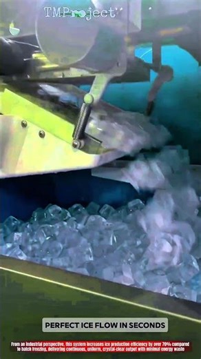 Ice Cube Forming Machine : High-Efficiency Crystal Clear Ice Production Flow
