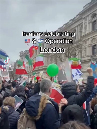 From Greece to Los Angeles, Iranians around the world are celebrating the 🇺🇸 & 🇮🇱 Operation