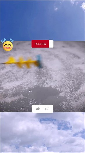 Ice fishing #fish #fishing #fishtok #fishinglife