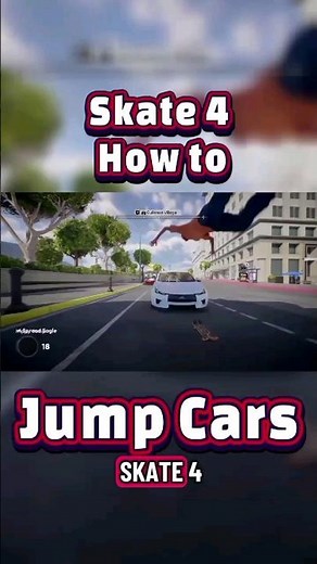 Skate 4 How to Jump Cars #gaming #skate