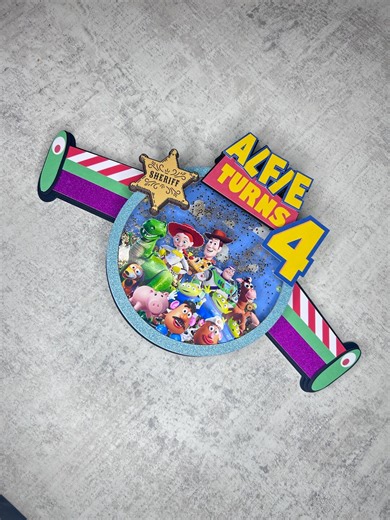 Toy Story Shaker Cake Topper - Etsy