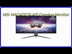 REVIEW (2025): MSI MAG401QR 40" Gaming Monitor. ESSENTIAL details.