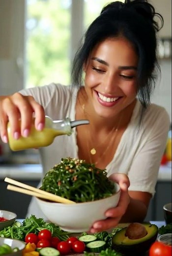 Wakame Seaweed Salad Easy Japanese Healthy Recipe| Cooking with Hidaya #breakfastideas #dessertideas