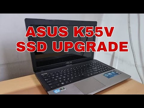 Asus K55V SSD upgrade and Windows installation