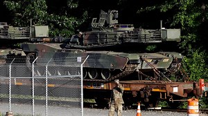The Latest: Tanks arrive in DC ahead of July 4 celebration