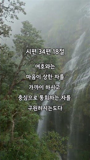 시편 34편 18절 | 아침 안개 눈앞 가리듯 | CCM | 오늘 하나님이 주시는 말씀과 찬양 | 1분 말씀묵상과 찬양 #워십 #복음성가 #샤이닝피플 #예배