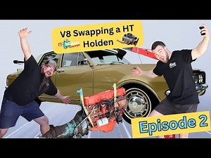 V8 Swapping a HT Holden, Old 186 Engine Comes Out!