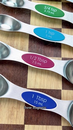 Magnetic Measuring Cups and Spoons for Perfect Baking
