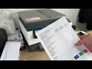 How to clean and maintain HP printer head on HP OfficeJet 9010 series printer DIY