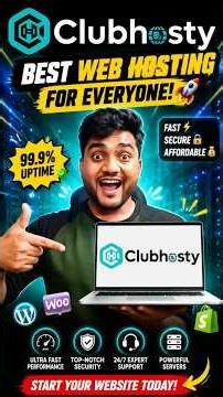 ₹ Low Price + High Speed Hosting Ft Clubhosty🔥 #shorts