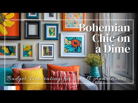 Bohemian Chic on a Dime: Budget Decorating for Small Apartments