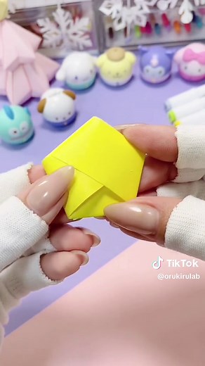 折り紙立体星の作り方 | かわいい星の折り方