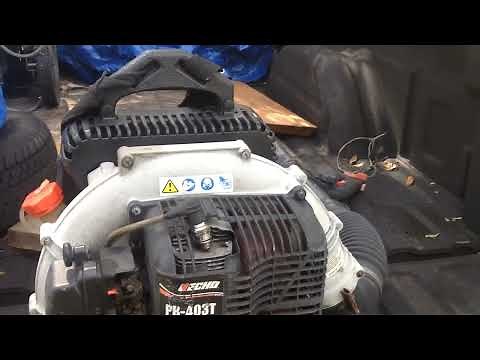 Echo Back Pack Blower PB-403T with NO spark!!!