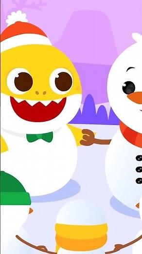 🎄Merry Christmas doo doo doo | Baby Shark and Snowman's Carol #christmas #babyshark #shorts