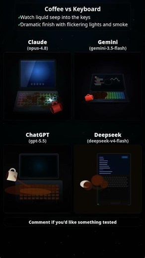 AI Codes Coffee Spill ☕💻 Which is best?