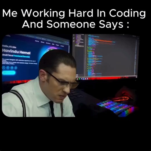 DigitaLearn Solution on Instagram: "😅 This meme perfectly captures the daily struggle of IT professionals and coders who spend hours debugging only to find the tiniest typo breaking the system. From sleepless nights to countless cups of coffee, the coding life is not just about writing programs — it’s about patience, problem-solving, and a little bit of madness! Whether you’re a beginner learning Python or a pro handling complex backend systems, you’ll relate to this tech humor. Tag your coder 