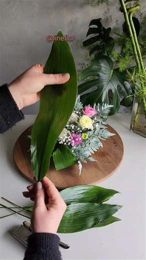 DIY Aspedistra 🫡✅️🌿 #aspidistra #flower #fineflor #designfloral #arranjo