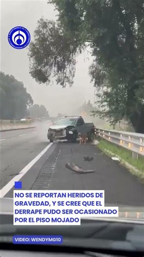 ¡Impactante! Capturan el momento exacto del accidente en la autopista México-Cuernavaca