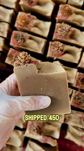 Last chance to grab some Pine Tar soap before it is completely gone🤩 Also, the recipe is now available on the website!!🍃 #naturalsoap #pinetarsoap | My healthy soap