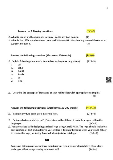 12th Class HP Board ( Computer Science ) Sample paper 2026 #12th #computer #2026 #hpboard #shorts