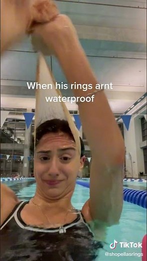 Woman Wears Water-Resistant Hair Mask Under Cap While Swimming - 1269646