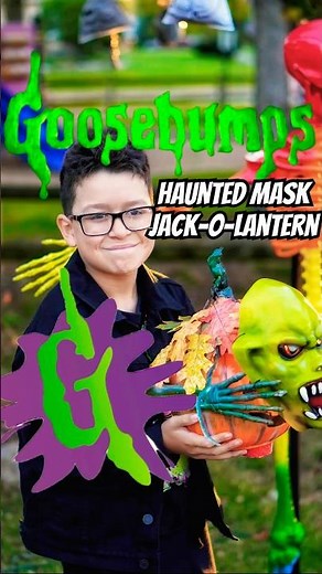 Goosebumps Pumpkin Contest Project | Haunted Mask DIY Halloween Build 🎃