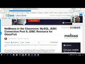Creación de una aplicación web con netbeans, mysql y payara server