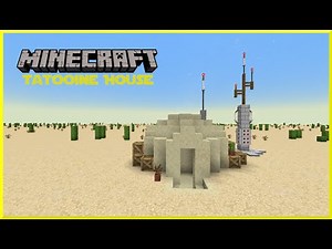 Minecraft Star Wars Tatooine House Quick Build [Tutorial]
