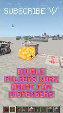 Easily DISPENSE LAVA and PICK IT BACK UP with 2 PULSES! | Redstone with PsiVolt #minecraft #redstone