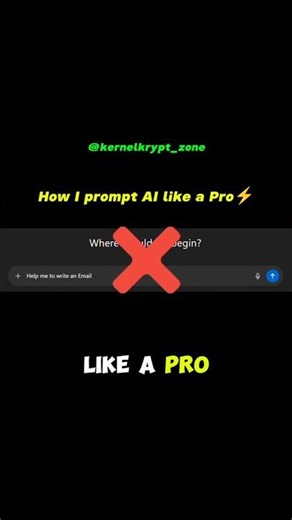 Stop Writing BAD AI Prompts! 🛑 (RGOLD Method) #KernelKrypt #ai #shorts #prompt