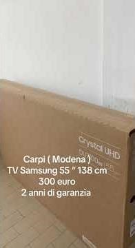 💥 OFFERTA: Samsung 55" Crystal UHD 4K DU7100 - NUOVO IN SCATOLA - Garanzia 2 Anni