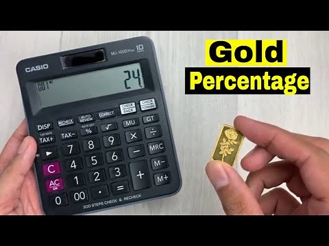 How to Find Out Percentage of Gold - Easy Way