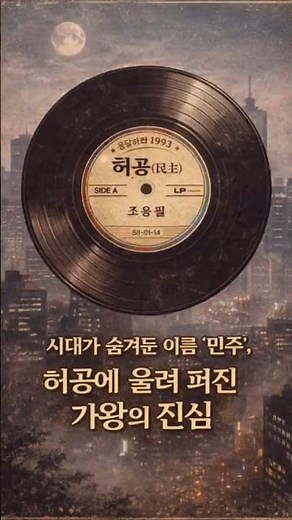 🎶《허공(부제: 민주) – 조용필》｜2026년 수요일 출근길, 시대의 갈망을 담아 허공에 띄우는 노래 | 가왕의 마지막 골든컵 | 응답하라 1993