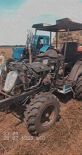 Modified Tractor Close-Up: Custom Engine Insights