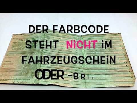 Wo finde ich den Farbcode Color Code bei Mazda?