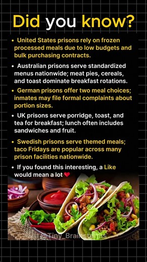 Prison Food in Different Countries
