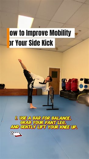 Kicking with Master Han: Training Recap 🦵 Side kick mobility & control practice. Focused on knee lift, hip opening, and balance. Used a resistance band to build strength while holding the kick. Slow. Controlled. Intentional. Mobility first—power follows. 틱톡용으로 바이럴 중심 너무 과하지 않게 정리했어요 👇 #KickingWithMasterHan #SideKick #Taekwondo #MartialArtsTraining #FYP