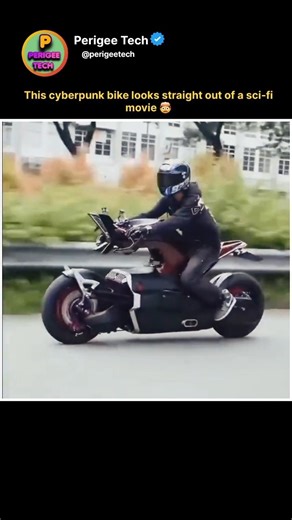 Cyberpunk Electric Bike 🤯#shorts #bike #electricbike #ev #futuretech #technology #cyberpunk