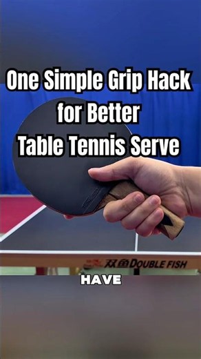 Table Tennis Serve Trick: Add More Spin Easily #tabletennisserve #tabletennistricks