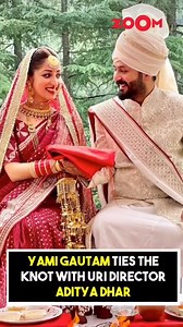 #YamiGautam ties the knot with URI director #adityadhar in an intimate ceremony 😮🥰 #bollywood #wedding | Zoom TV