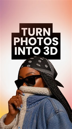 Turn any photo into 3D in Canva!
