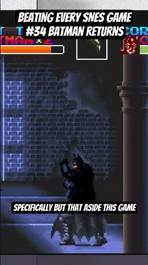 Beating Every SNES Game: Batman Returns #retrogaming #retro #snes