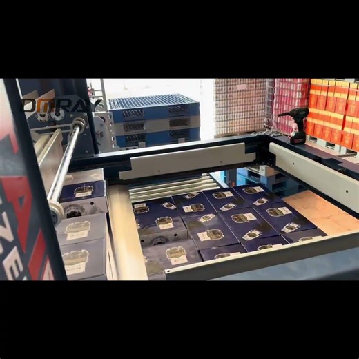 automatic palletizer,output 30-35 cases per minute #packagingmachine #palletizer #palletizing