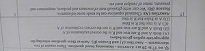 \begin{tabular}{l}Q. no 17 to 20 are Assertion - Reasoning bas... | Filo