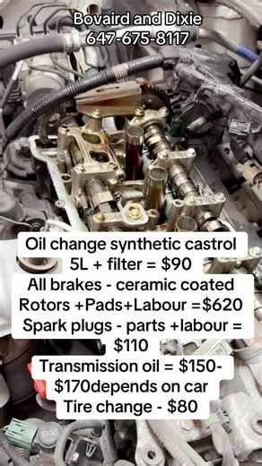 #tirechange #transmission #brakes #oilchange #rustproofing