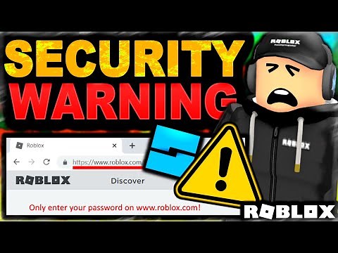 AN Official Account SECURITY WARNING From Roblox!?